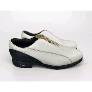 Nike Golf Verdana Last Women's Leather Golf Shoes Spikes Cleats Size 7.5 White